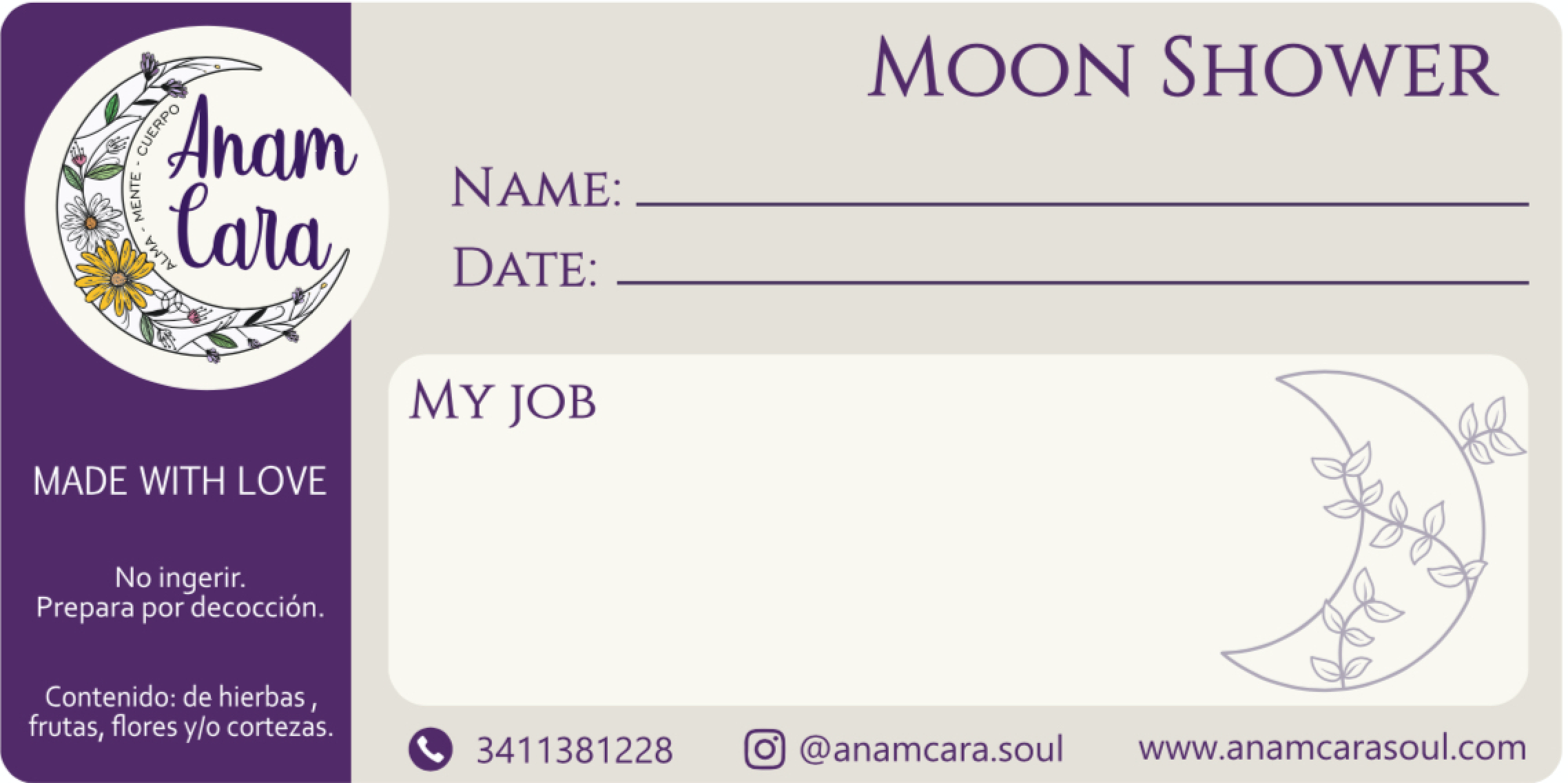 Moon Shower Personalizado