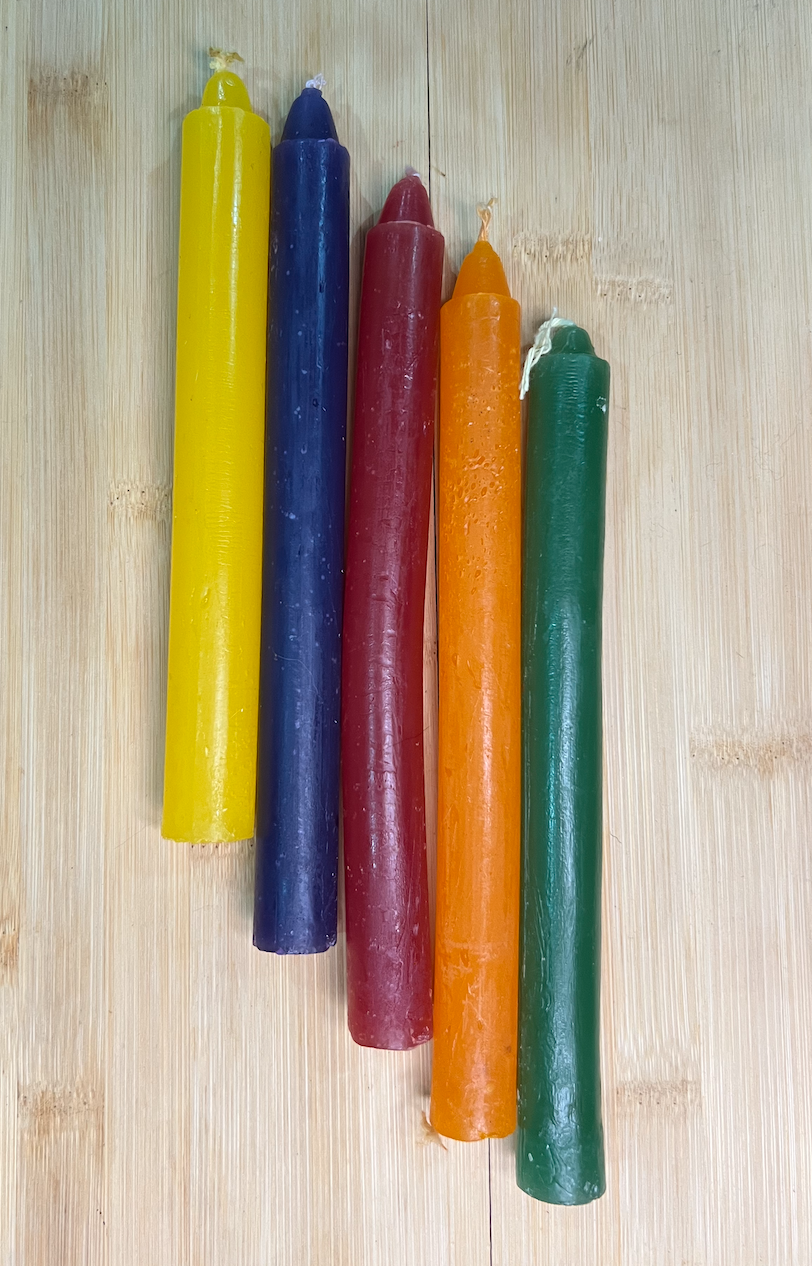Bundle Velas de 5 colores
